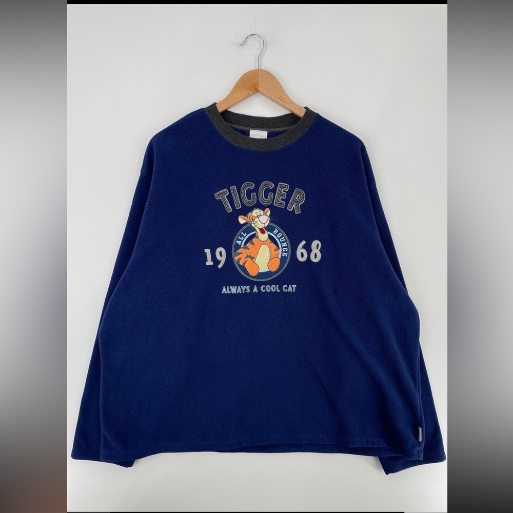 VINTAGE DISNEY TIGGER SIZE XL FLEECE / E2823S